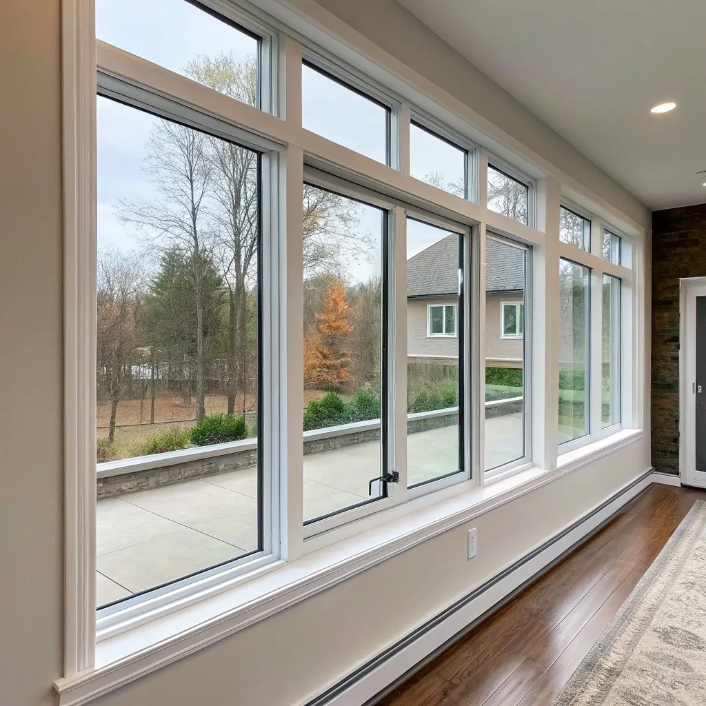 Energy-efficient vinyl window